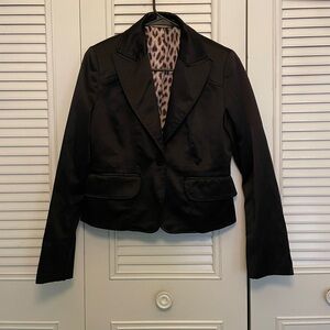 KENAR silk leopard print jacket